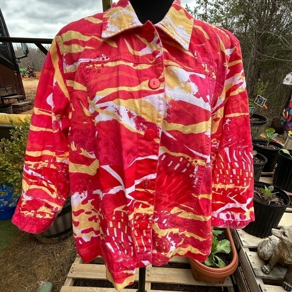 Choices denim jacket. Size XL. Vintage